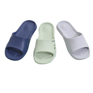2入組｜SilicStep 矽晶減塑類氣墊家居拖鞋 深藍X2