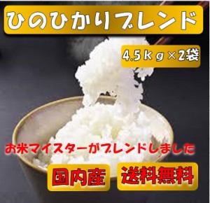 米 10kg こめ お米 ブレンド米 お試し 食品 送料無料 令和5年産入 ヒノヒカリブレンド1.2等米使用 ひのひかりブレンド10kg(5kg×2袋)