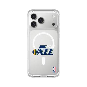 iPhone 17 Pro Max ClearX (MagSafe 兼容) 晶透白 - NBA - Logo-猶他爵士 Utah Jazz - Light