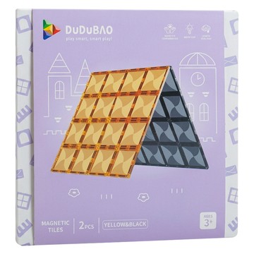 DUDUBAO 磁力片 大幫手 2PCS  黃色 + 黑色  1個