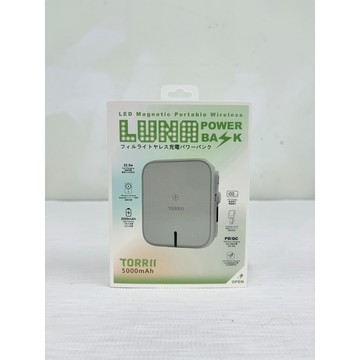 【福利品】nomino 省多多愛地球TORRII LUNA月光充補光燈磁吸行動電源-綠