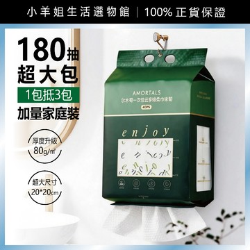 🔥台灣出貨 洗臉巾天花板 市場最低價🔥爾木萄雲享掛式洗臉巾180抽 加厚雙立體珍珠紋加厚加大不掉絮不起毛