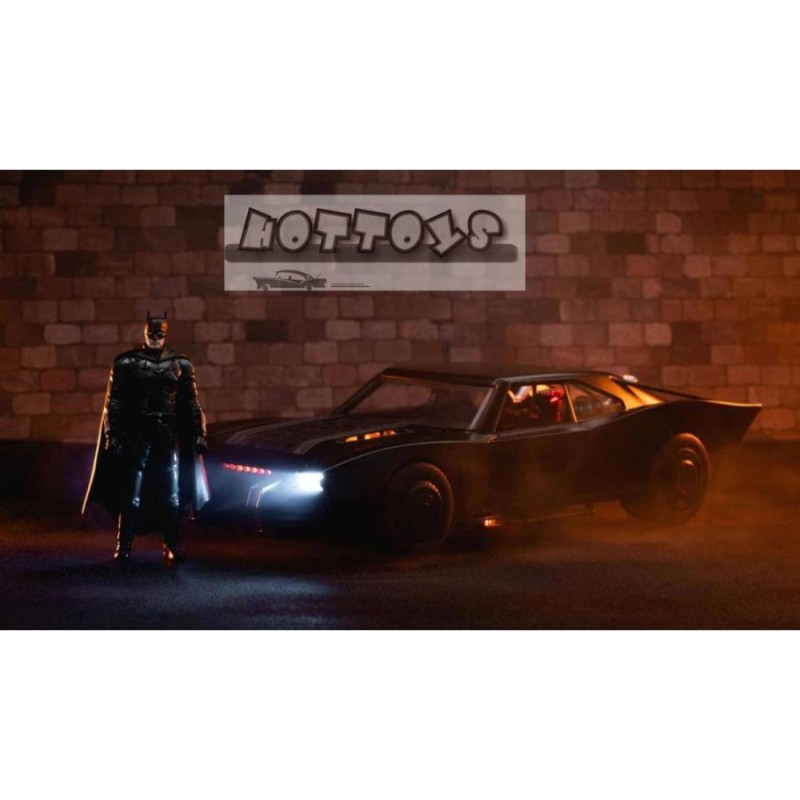 ミニカー 1/18 2022 THE BATMAN-ザ・バットマン バットモービル LED