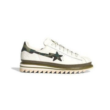 CLOT x BAPE x Adidas Superstar Green Camo 三方聯名 綠迷彩 KJ1473
