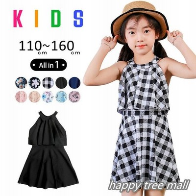 子供水着 ワンピース キッズ 水着 女の子 バックシャン ハイネック 小学生 ジュニア 子ども オールインワン 黒 M 110cm 5l 160cm サイズ 通販 Lineポイント最大get Lineショッピング