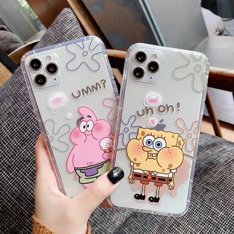 スマホケース Iphone12 Iphone11ケース 透明 保護カバー 携帯ケース アイフォン Iphone12 Mini スポンジ ボブ かわいい キャラクターグッズ おしゃれ 通販 Lineポイント最大get Lineショッピング