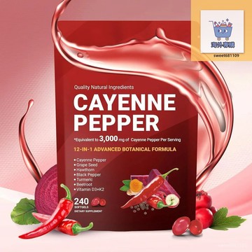 買三送一 【養正堂】正品 免運 爆款 辣椒膠囊CAYENNE PEPPER Softgels Supplement