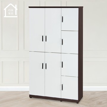 3.2尺八門塑鋼鞋櫃 防水塑鋼家具 玄關櫃 高鞋櫃 隔間櫃【巧沐家具】