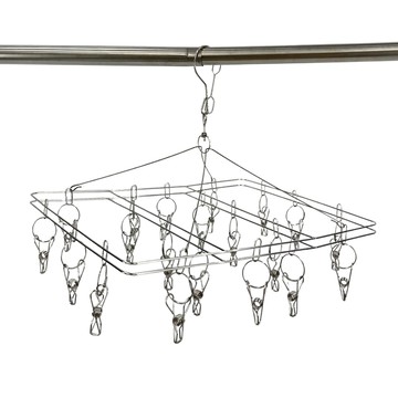 小金剛 白鐵方形雙層吊架 不鏽鋼材質  銀色  1個