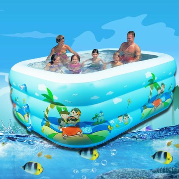 兒童充氣游泳池嬰兒小孩戲水池游泳桶超大家用充氣洗澡池加厚成人