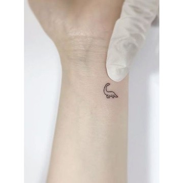 迷你小恐龍  紋身貼紙 微刺青 輕紋身 IG 打卡 小清新 小紅書同款 可愛 抖音同款 紋身貼 超美 性感 恐龍 設計款