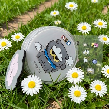 1+1 新禮物🌼【rom&nd】 ZO&FRIENDS 聯名氣墊粉餅+貓咪粉撲套組  GD 權志龍貓咪