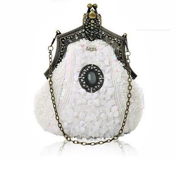 【巴黎精品】晚宴包手拿包-亮片手工珠繡復古女包包11色a1fi9