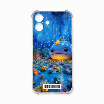 iPhone 16 Plus 殼 TRON IPhone 16 PLUS 奇幻大鯨魚  載具 四角防摔殼 手機殼