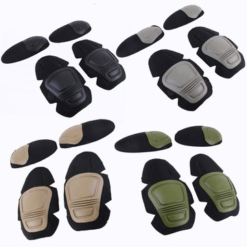 蛙服通用護具 護膝護肘 特種兵護具 CS野戰裝備 軍迷戰術護具套裝