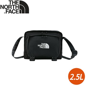 【The North Face 2.5L 大容量休閒單肩包《黑》】8AMV/斜背包/單肩背包/側背包/小包/休閒背包