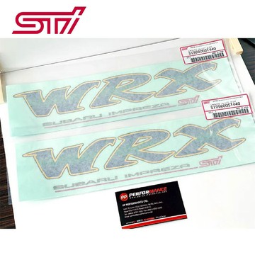 【PP保勁國際】日本 SUBARU 原廠 WRX STI IMPREZA GC8 後車箱貼紙 貼紙組 標誌 貼紙 徽章