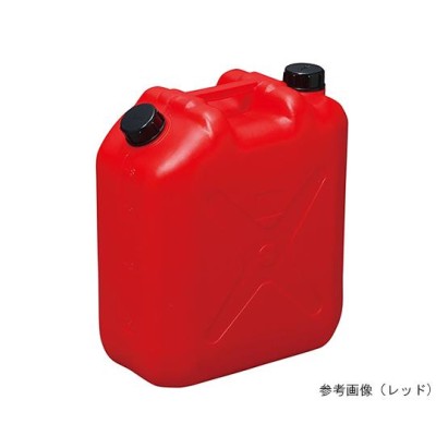 まとめ) 灯油缶/灯油用ポリタンク 〔赤 20L〕 ワイド キャップ口径