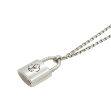 LOUIS VUITTON LV 路易威登 925純銀 鎖頭 Lockit 項鍊 Q93559 【二手名牌BRAND OFF】