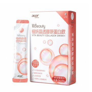 ACER 【宏碁健康】極妍晶透關鍵膠原蛋白飲6入組(10包/盒)