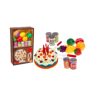 生日快樂水果蛋糕切切樂 家家酒  親子遊戲 教學教具