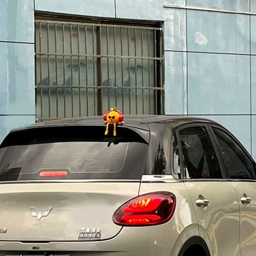 車外裝飾品 汽車裝飾 新款橘人嘆世界原創設計轎車通用車頂車尾箱裝飾汽車改造顏值陞級
