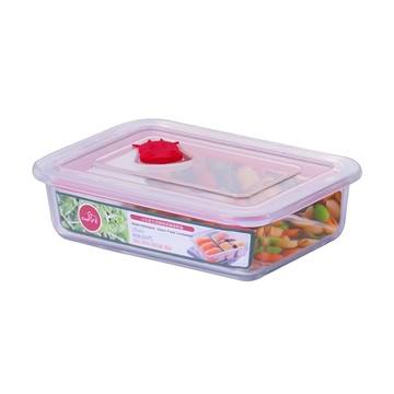 CALF 牛頭牌家族 小牛長方型耐熱玻璃保鮮盒 15.5 x 11 x 4.2cm 250ml 350g  1個