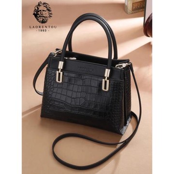 老人頭真皮包包女鱷魚紋大氣送中年款媽媽品牌女包手提包單肩斜挎