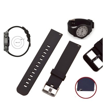 【矽膠錶帶】適用 華為 Huawei Watch 5 46mm 專用 錶帶寬度 22mm 手錶 替換 腕帶