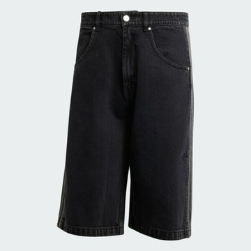 adidas Adidas 愛迪達 Firebird Short JC6719 男 短褲 丹寧短褲 休閒短褲 黑 寬鬆