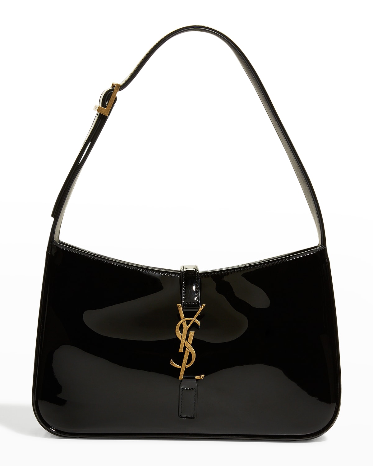 YSL Soft Leather Hobo Shoulder Bag