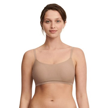 【Chantelle Lab】SoftStretch_涼感無痕無鋼圈輕運動內衣(16A20_02T太妃拿鐵)