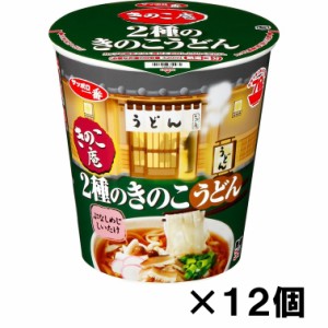 特価品　サンヨー食品　サッポロ一番　きのこ庵　２種のきのこうどん×１２個『送料無料(沖縄 離島不可)』