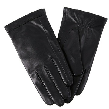 【巴黎精品】現貨+預購 真皮手套男手套-防風山羊皮加絨觸控男配件a1dx44