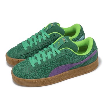 休閒鞋 Suede XL TMNT 男鞋 綠 紫 忍者龜 聯名 膠底 滑板鞋 401304-01