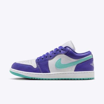 Nike Air Jordan 1 Low SE [HJ9013-550] 男 運動休閒鞋 喬丹 舒適 穿搭 紫 綠