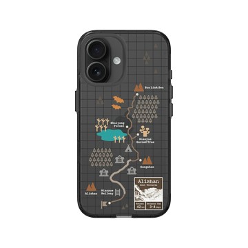 iPhone 16 Clear (相機按鈕) 酷墨灰 - Nature Explorers 自然探索指南 - 探索指南（夜晚的阿里山）