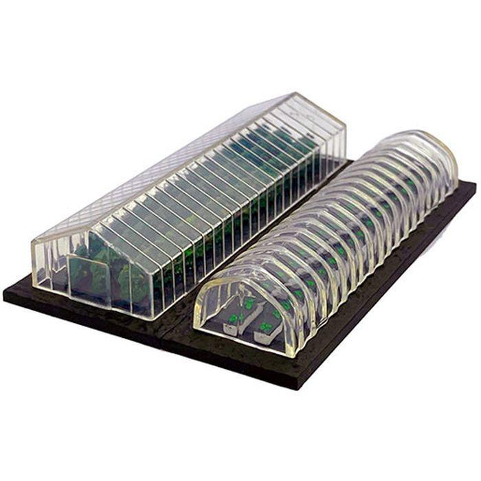 Nゲージ☆鉄道模型☆ジオコレに☆ビニールハウス☆温室☆ミニチュア☆ 