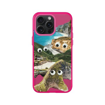 iPhone 15 Pro Max Clear 粉漾桃 - LOOK！多看我一眼 LOOK! Nature Seeks Attention - 人在做 峇里島在看