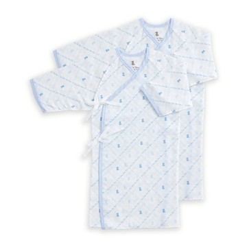 早產兒專用長版肚衣式睡袍-2入