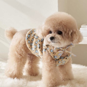 毛茸茸背心 Leopard Fur Crop (Blue)豹紋藍 its_sunnyoutside