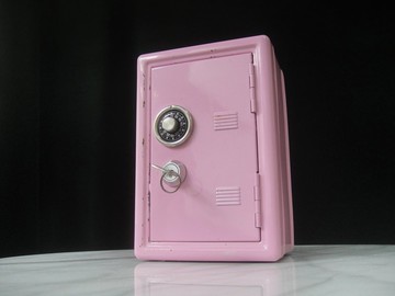 【老時光 OLD-TIME】早期二手台灣製保險箱造型存錢筒