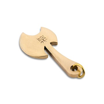 開山銅斧 同福 黃銅鑰匙扣掛件 創意汽車鑰匙鏈