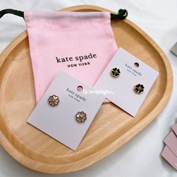美國代購????台灣現貨 Kate spade 米妮、黑桃、幸運草 耳環【送禮精選★APP下單點數4倍送】