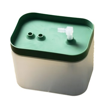 貓咪自動循環流動飲水器  食品級材質  1.5L大容量  透明綠  1台