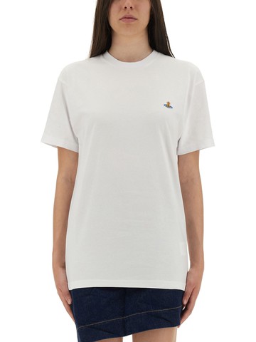 vivienne westwood orb logo t-shirt