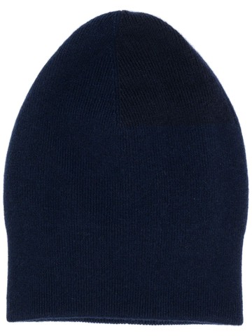 Brunello Cucinelli - fine knit beanie - men - Cashmere - XL - Blue