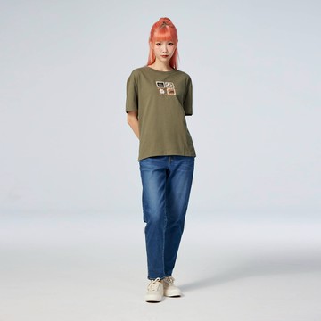 Lee 女款 413 高腰標準小直筒牛仔褲 13.4oz | 101+