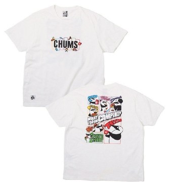 CHUMS What to do in Camping T-Shirt短袖上衣  白色_CH112361W001