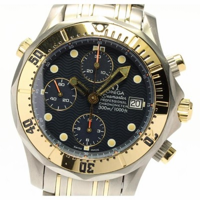 OMEGA】オメガ シーマスター300 クロノグラフ 2297.80 チタン/YG